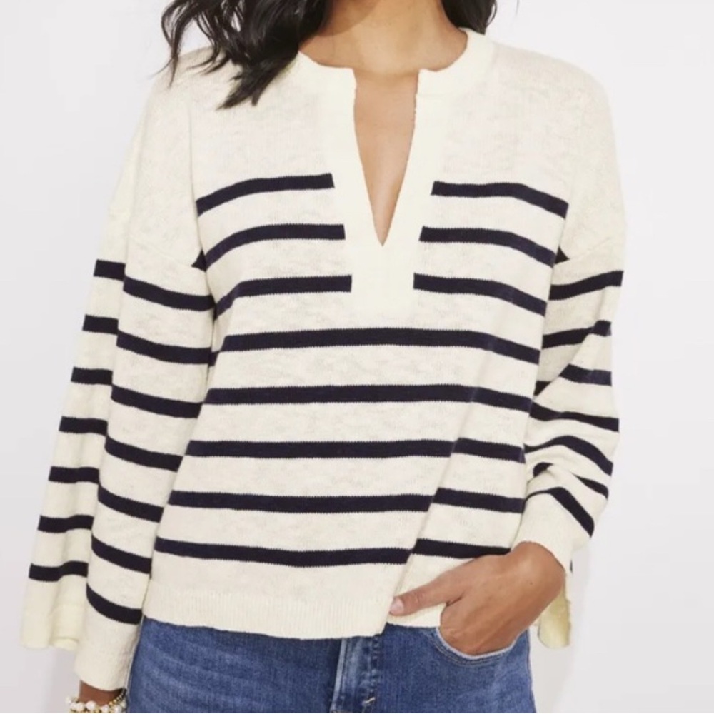 Vineyard Vines Breton Striped Sweater (Medium) - very good used conditon